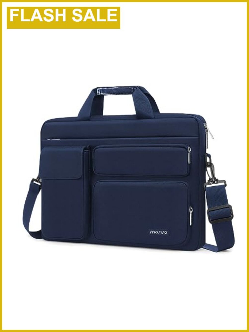 MOSISO 14 inch Laptop Shoulder Bag Messenger Case with Padded Compartment